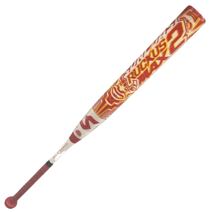 2024 SUNCOAST RUCKUS MAX 2 13" END LOAD 2PC USSSA SLOWPITCH SOFTBALL BAT: SRMUSE2 shave roll