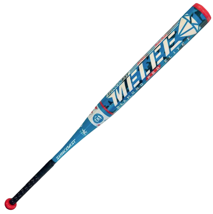 2026 SUNCOAST MELEE DIAMOND PRO ELITE 13" 1-PIECE BALANCED MILITARY SERIES SSUSA SENIOR SLOWPITCH SOFTBALL BAT shave roll