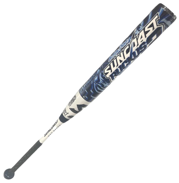 2024 SUNCOAST RUCKUS MAX 2 12" BALANCED 2PC USSSA SLOWPITCH SOFTBALL BAT: SR12MUSB2 shave roll