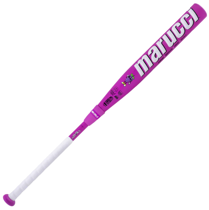 2025 MARUCCI ASURA GLOW SERIES BERRY CRUSH -10 FASTPITCH SOFTBALL BAT: MFPAS10P shaved rolled