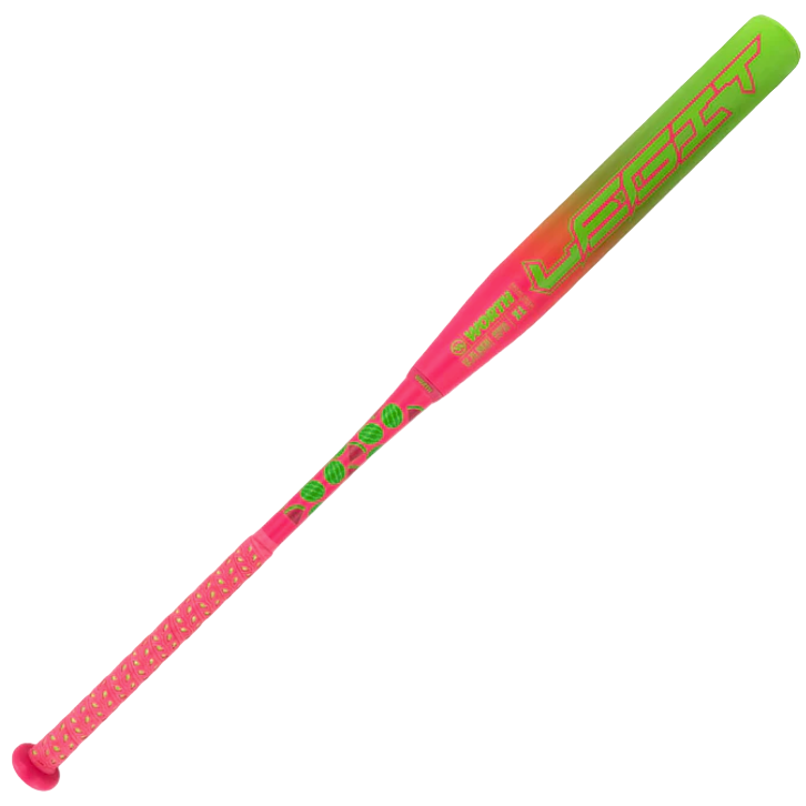 2025 WORTH LEGIT WATERMELON HIGHLIGHTER SERIES XL USSSA SLOWPITCH SOFTBALL BAT: WSU5LHL SHAVE ROLL