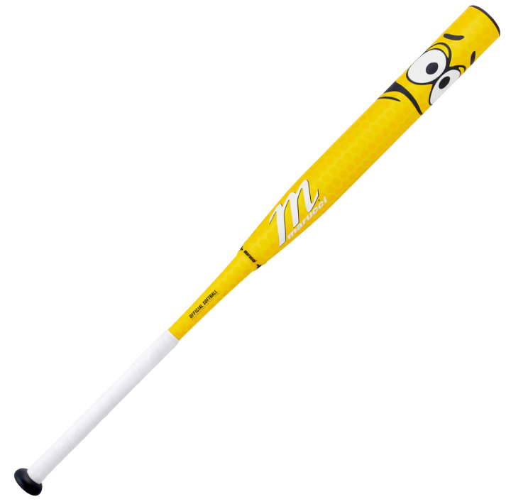 shaved rolled MARUCCI CHOCOLATE YELLOW CRUSH 12.75" LOADED USA/ASA SLOWPITCH SOFTBALL BAT: MSPCCY2LA