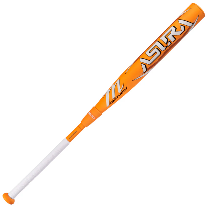 Marucci Asura Citrus Spark LE Fastpitch Softball Bat: MFPAS11O shave roll
