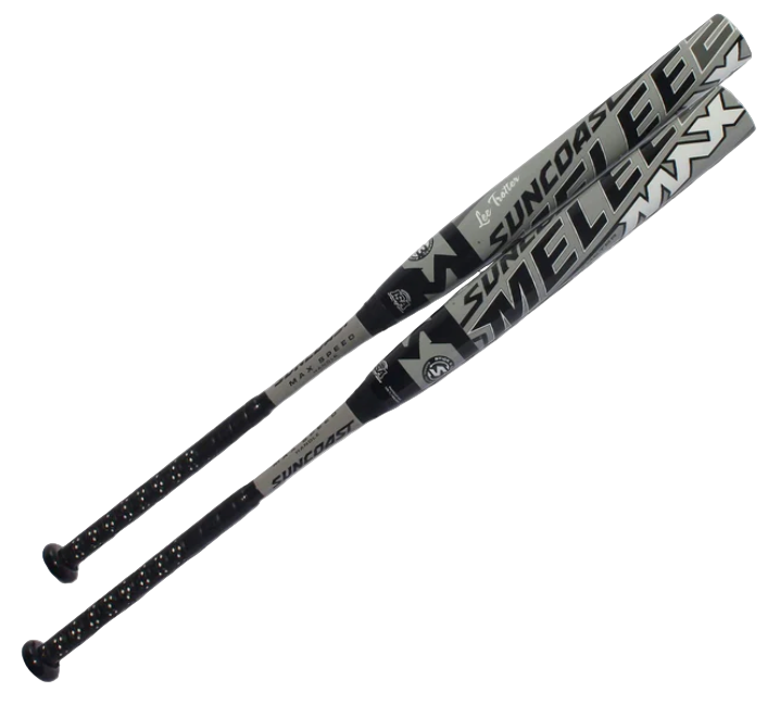 SUNCOAST MELEE MAX 2 BALANCED 13" 2-PIECE SSUSA SENIOR SLOWPITCH SOFTBALL BAT: SMM2SB shave roll