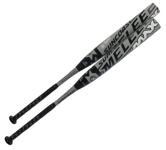SUNCOAST MELEE MAX 2 BALANCED 13" 2-PIECE SSUSA SENIOR SLOWPITCH SOFTBALL BAT: SMM2SB shave roll