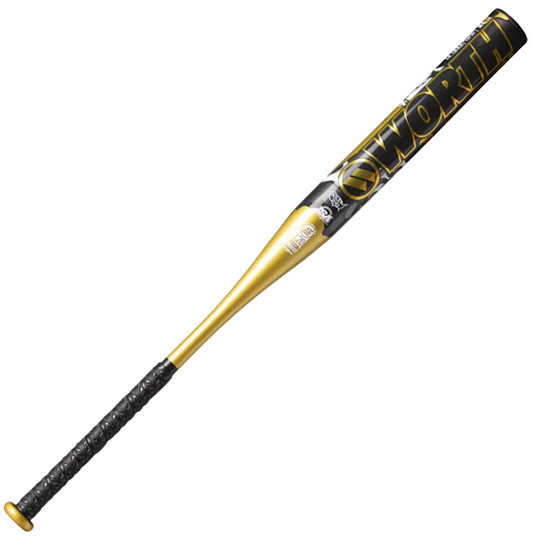 2025 WORTH BEDLAM GOLD 13" 1PC XL USSSA SLOWPITCH SOFTBALL BAT: WSU5BEDG1L